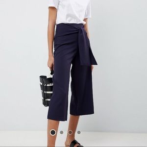 ASOS Design Tie Waste Culotte